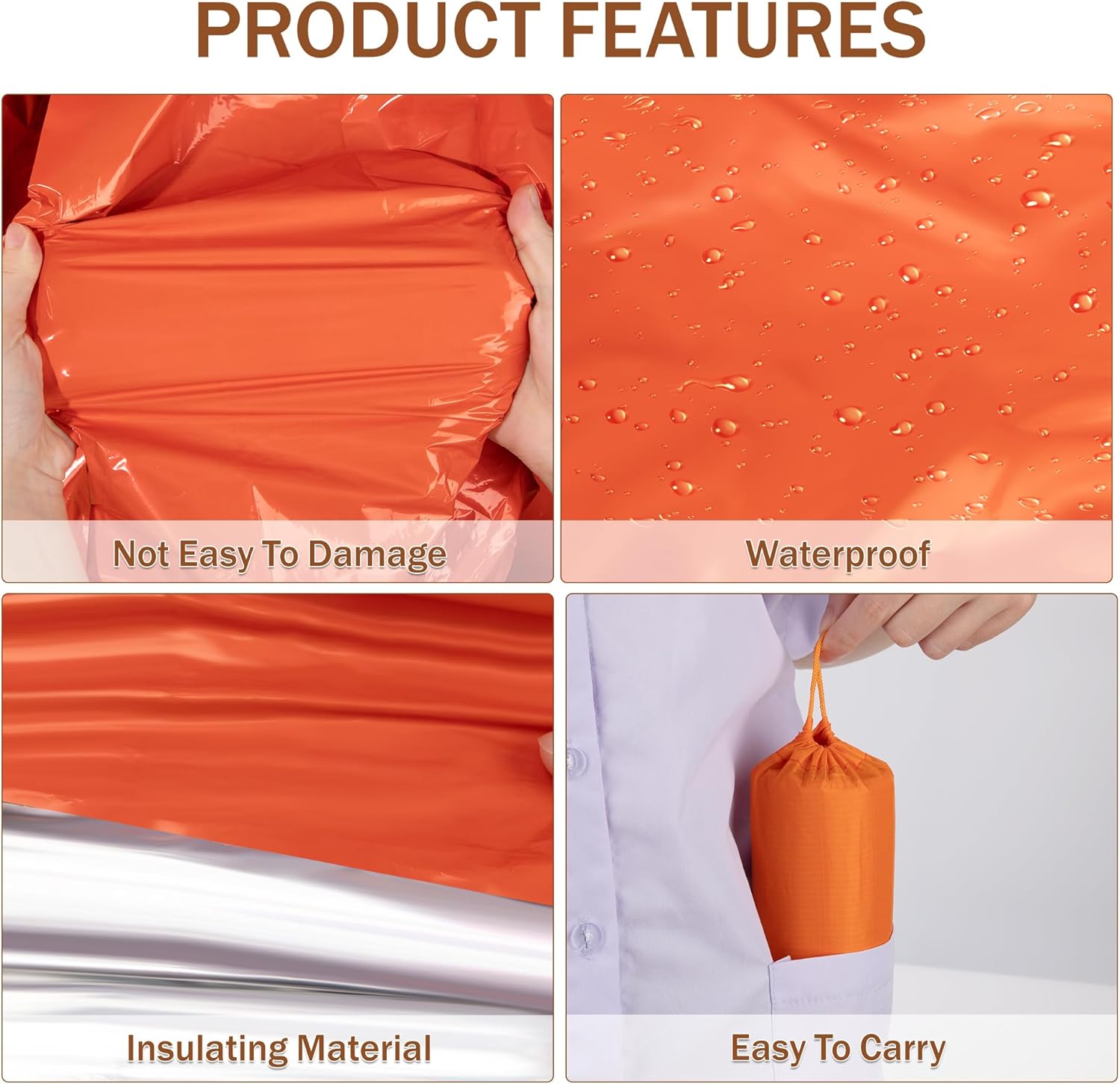 Emergency Mylar Sleeping Bag T - Emergency Mylar Blanket ulasan dan harga