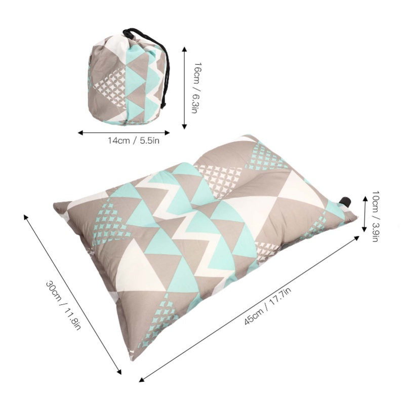 Automatic Inflatable Pillow Hi - Camp Pillow Compressible ulasan dan harga