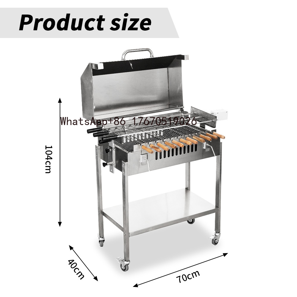 Modern Outdoor Large Charcoal  - Outdoor Camping Trolley ulasan dan harga