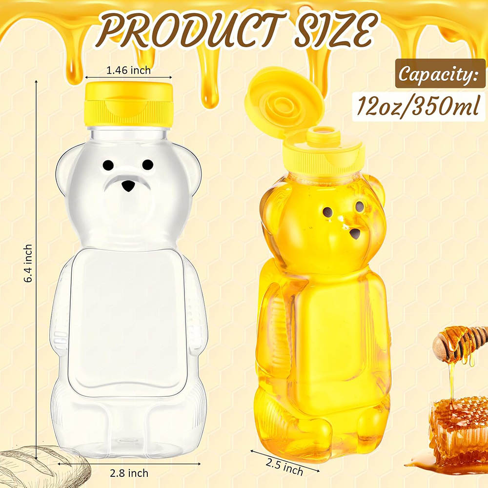 12oz Plastic Bear Honey Bottle - Bear Canister ulasan dan harga