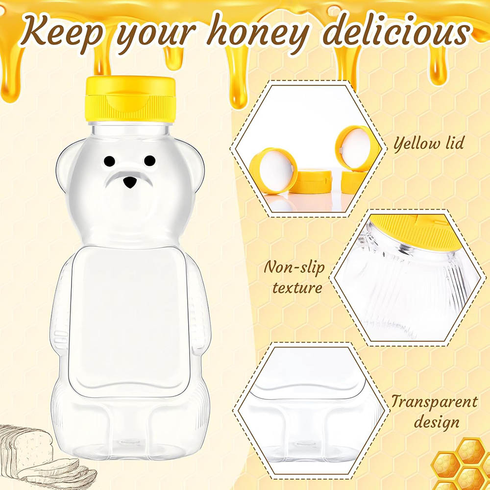 12oz Plastic Bear Honey Bottle - Bear Canister ulasan dan harga