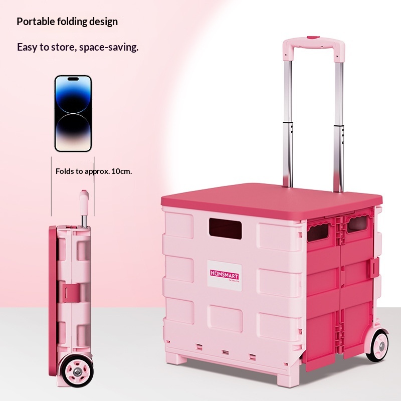 Portable Foldable Shopping Tro - Outdoor Camping Trolley ulasan dan harga