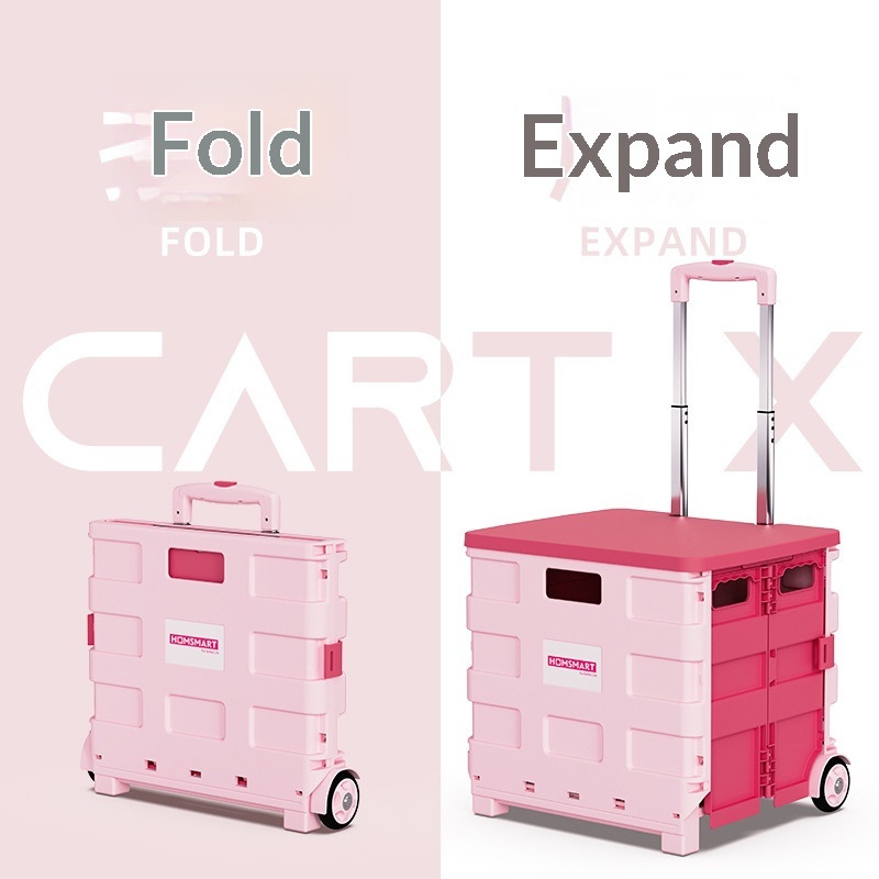 Portable Foldable Shopping Tro - Outdoor Camping Trolley ulasan dan harga