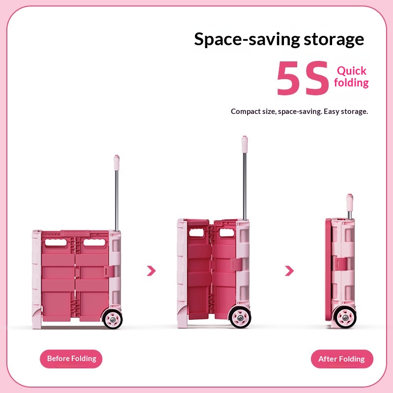 Portable Foldable Shopping Tro - Outdoor Camping Trolley ulasan dan harga