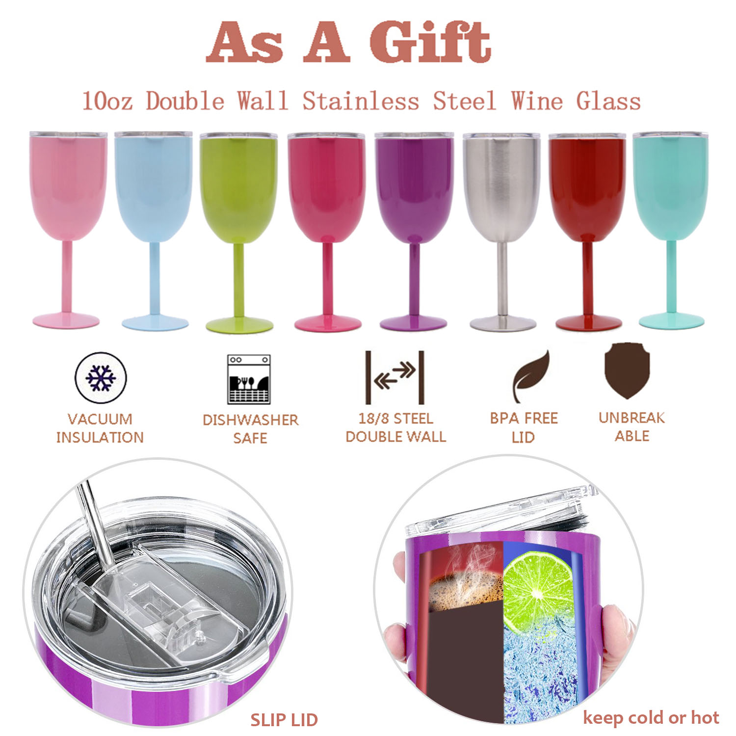 Custom Stainless Steel Wine Gl - Outdoor Camping Direct ulasan dan harga