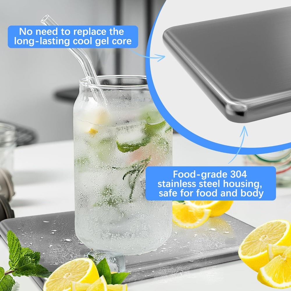 Stainless Steel Ice Pack for C - Outdoor Camping Fridge ulasan dan harga