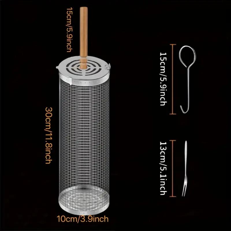 Stainless Steel BBQ Grill Bask - Outdoor Camping Grill ulasan dan harga