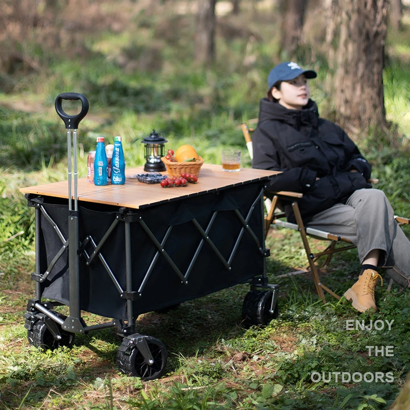 MOEYE Camping Trolley 220L Lar - Outdoor Camping Trolley ulasan dan harga