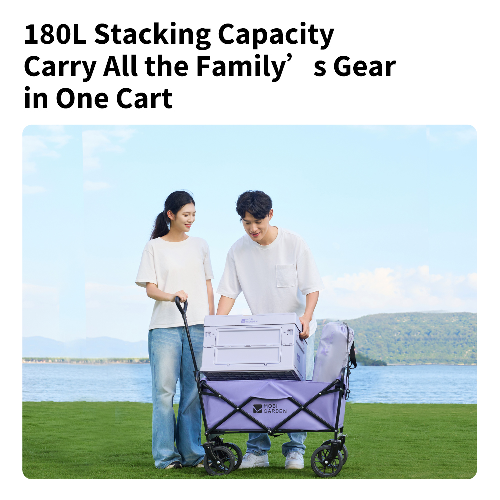 Mobi Garden Foldable Four-Whee - Outdoor Camping Wagon ulasan dan harga