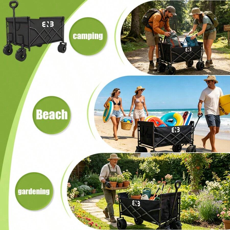 New Portable Camping Cart, All - Outdoor Camping Trolley ulasan dan harga