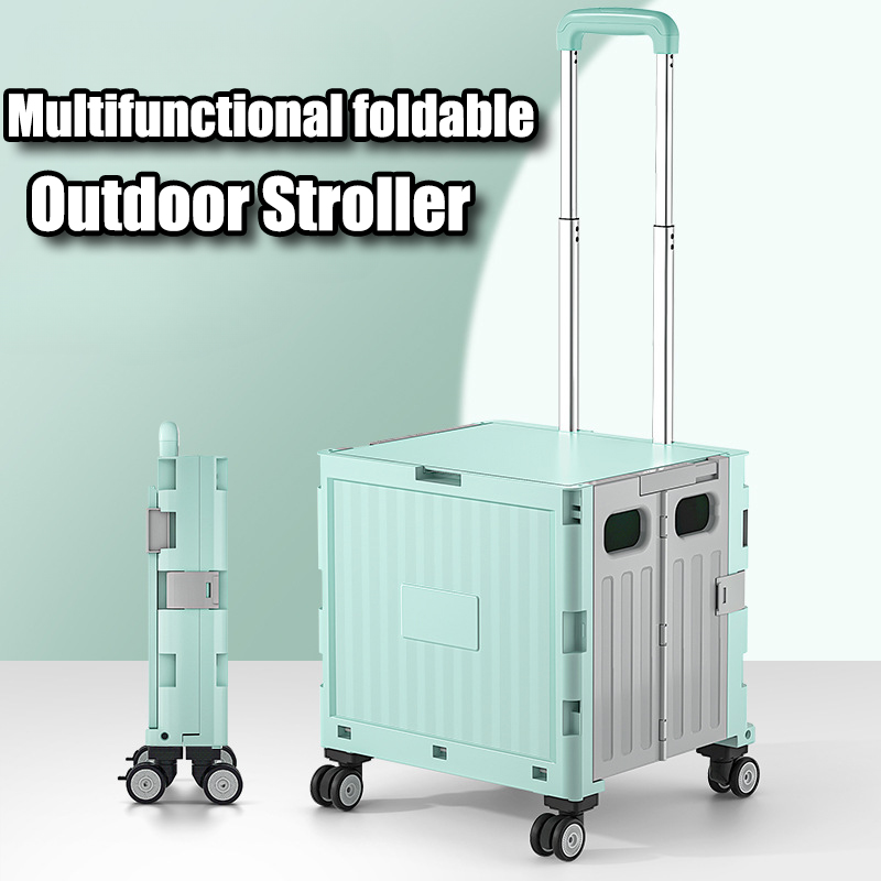Multifunctional Camping Trolle - Outdoor Camping Folding Storage Box ulasan dan harga