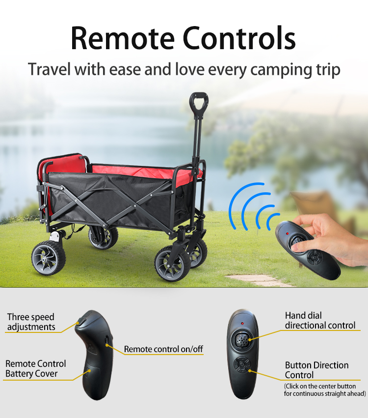 Electric Camping Wagon Cart Fo - Outdoor Camping Wagon ulasan dan harga