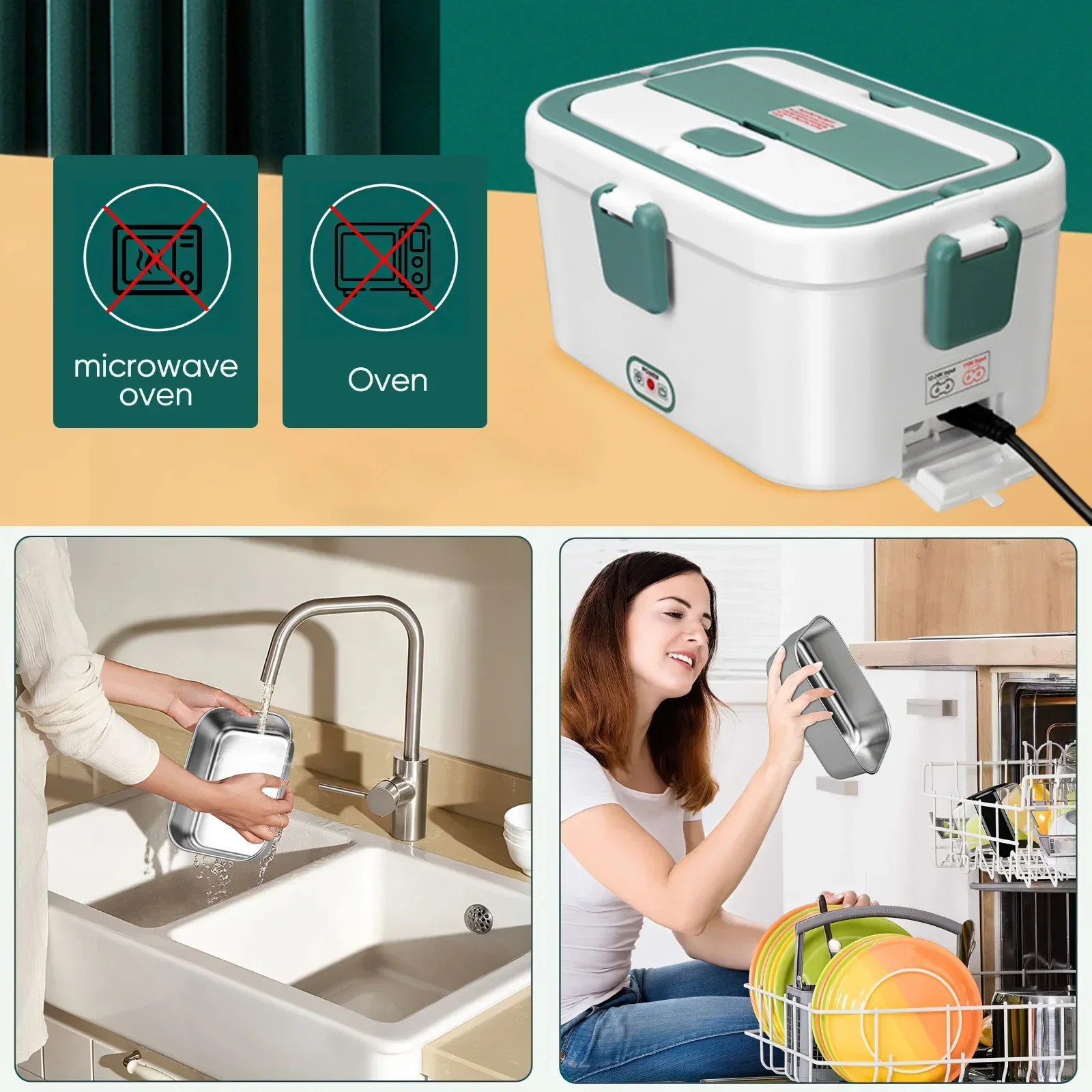 Electric Lunch Box Food Warmer - Outdoor Camping Heater ulasan dan harga
