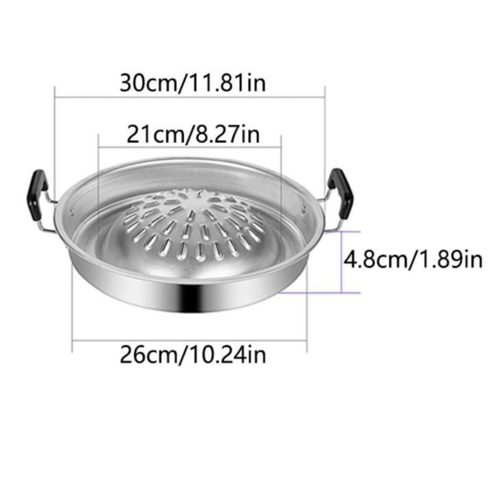 2 in 1 Hot Pot Grill Pan Non S - Outdoor Camping Kitchen ulasan dan harga