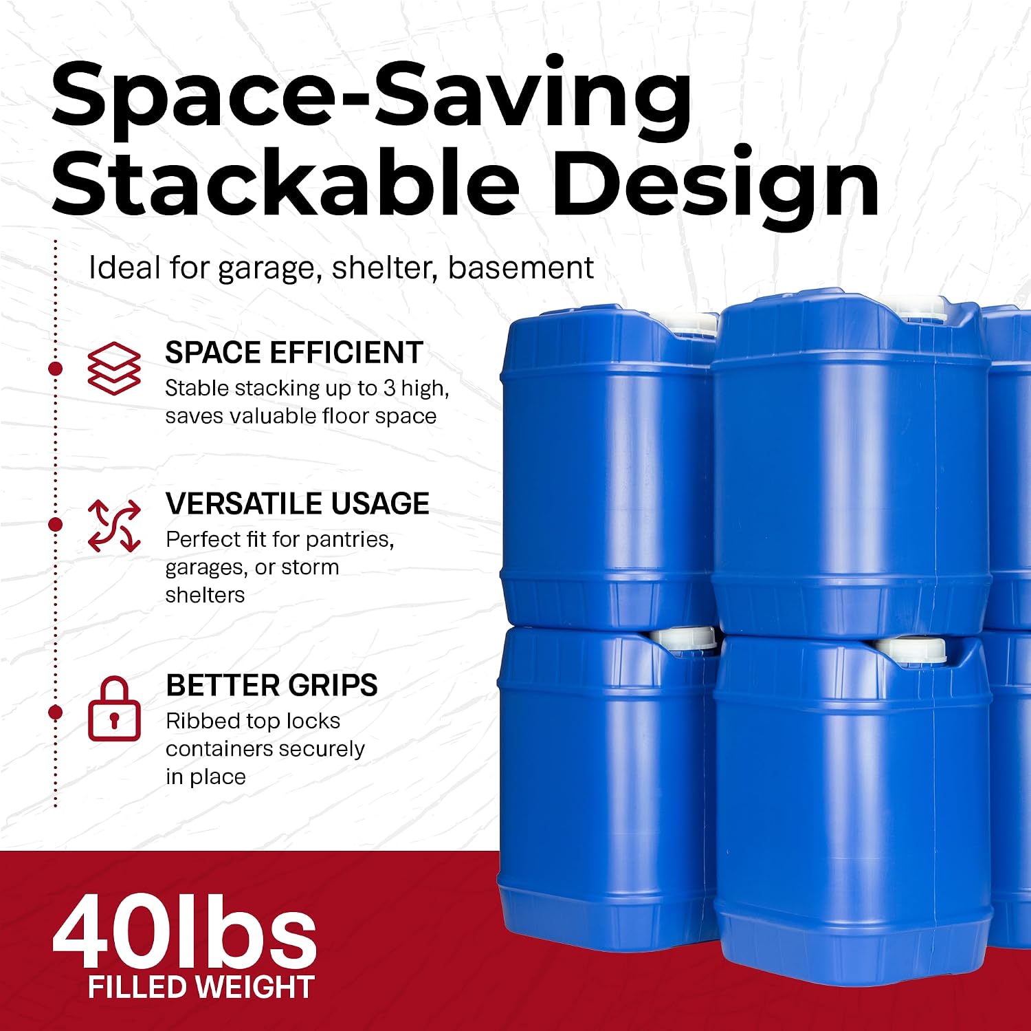 Stackable Emergency Water Stor - Outdoor Camping Water Tank ulasan dan harga