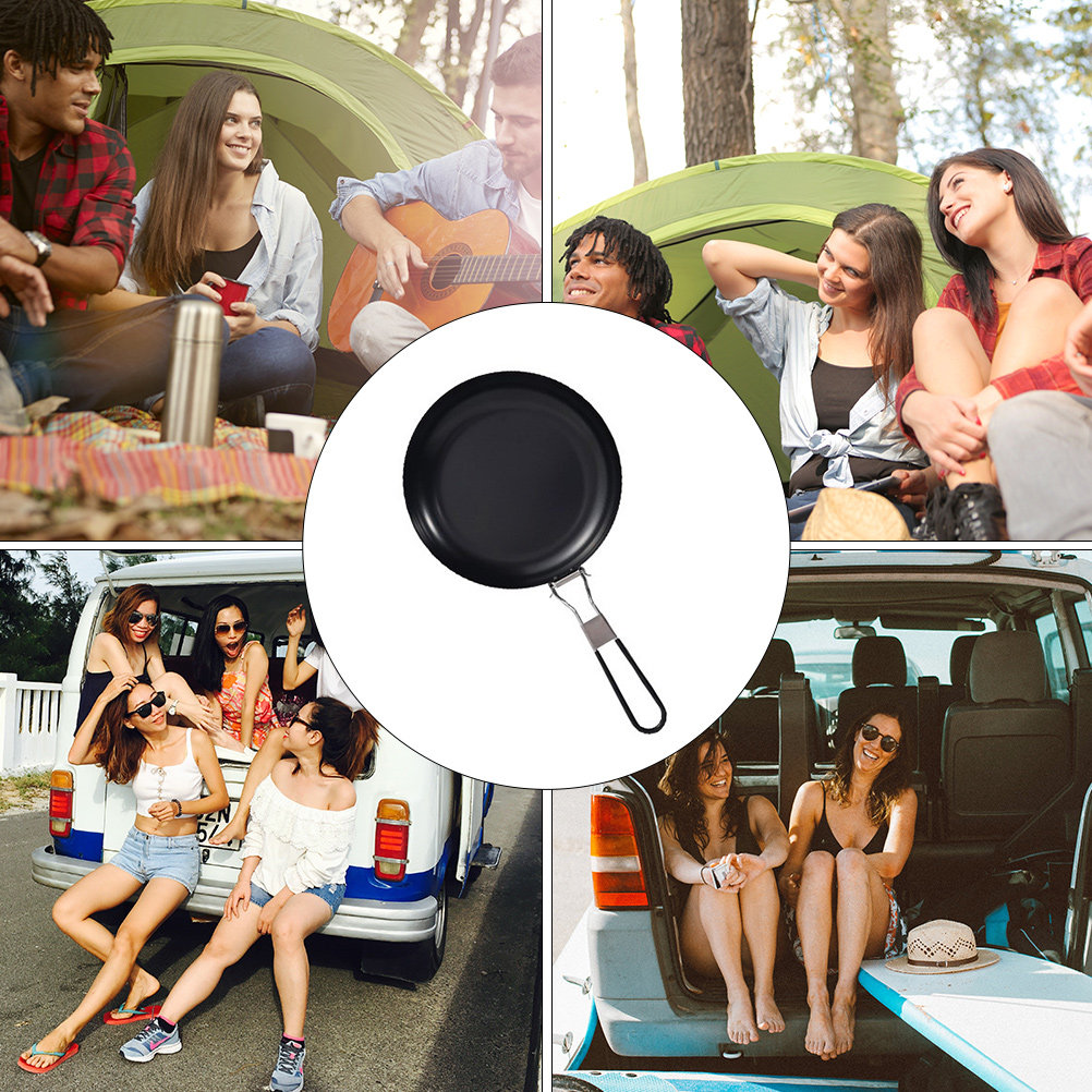 9 Inch Non-Stick Camping Fryin - Outdoor Camping Grill ulasan dan harga