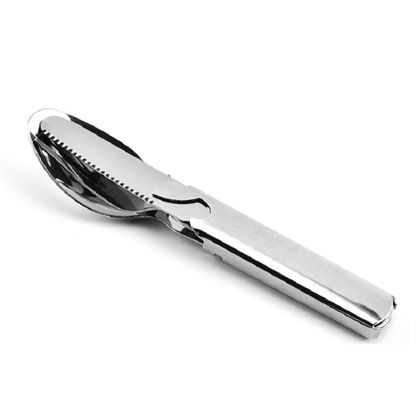 Stainless Steel Tableware Set  - Outdoor Camping Knife ulasan dan harga