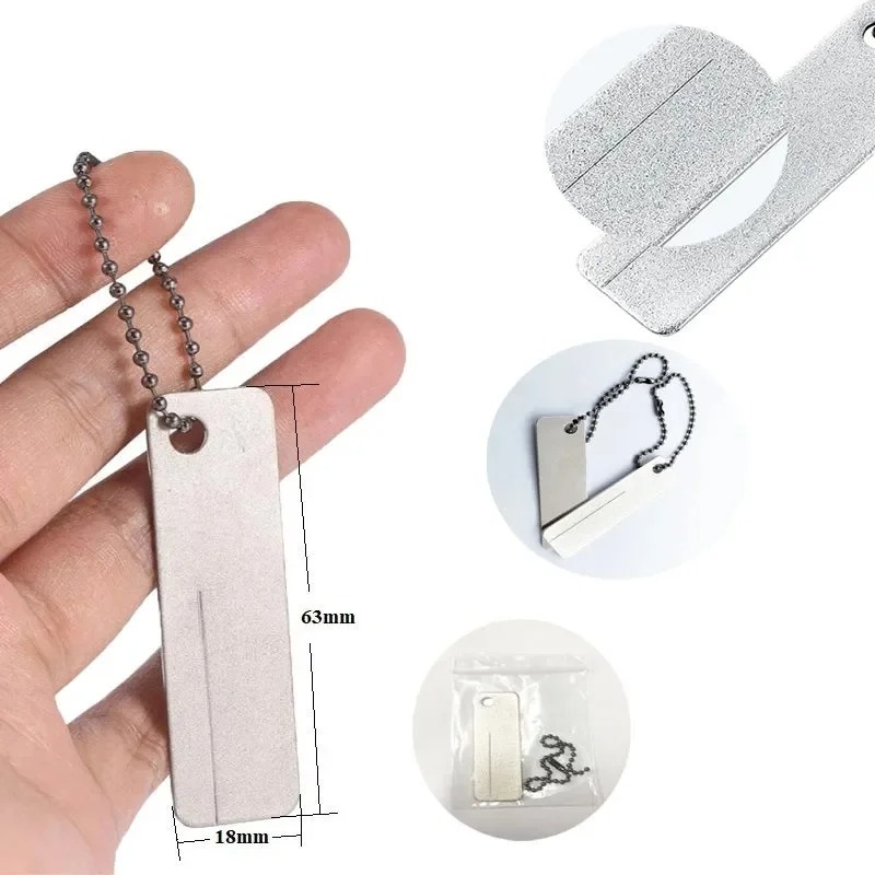 Mini Diamond Sharpening Stone  - Outdoor Camping Knife ulasan dan harga