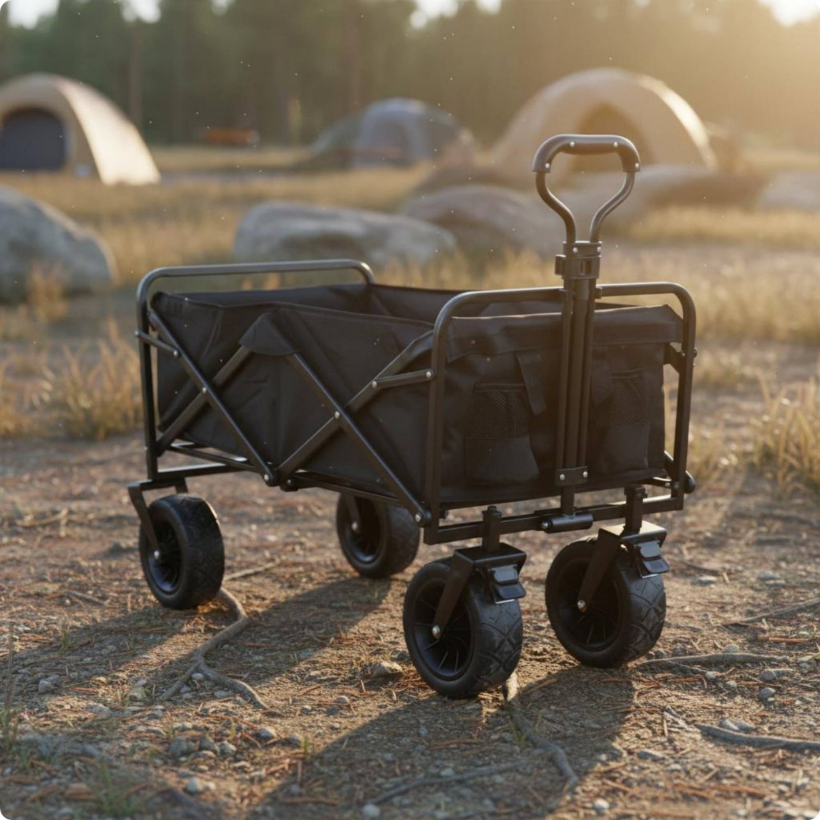 Folding Wagon Foldable Camping - Outdoor Camping Trolley ulasan dan harga