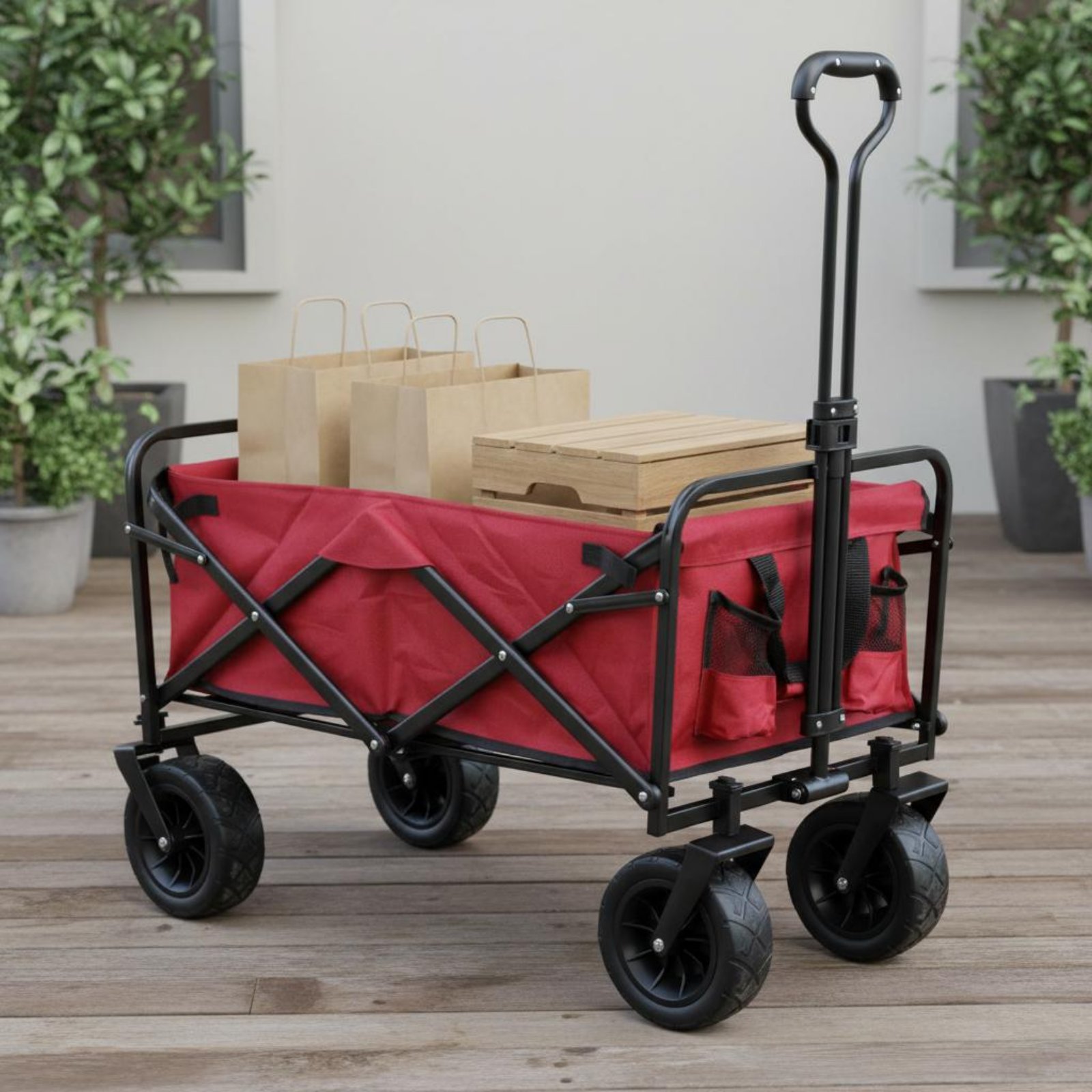 Folding Wagon Foldable Camping - Outdoor Camping Trolley ulasan dan harga