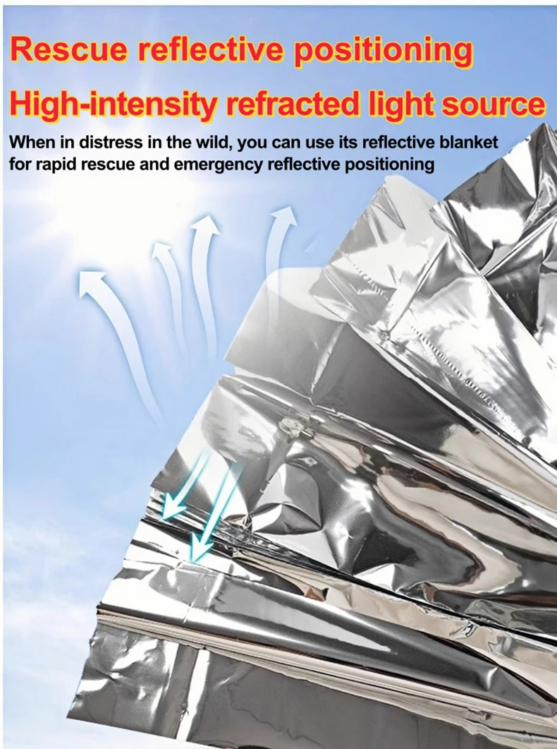 1/4pcs Emergency Mylar Thermal - Emergency Mylar Blanket ulasan dan harga