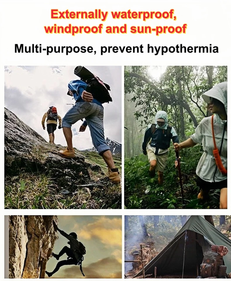 1/4pcs Emergency Mylar Thermal - Emergency Mylar Blanket ulasan dan harga