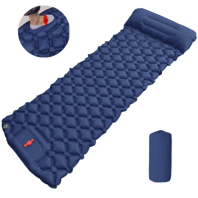 Outdoor Camping Inflatable Mat - Camp Pillow Compressible ulasan dan harga