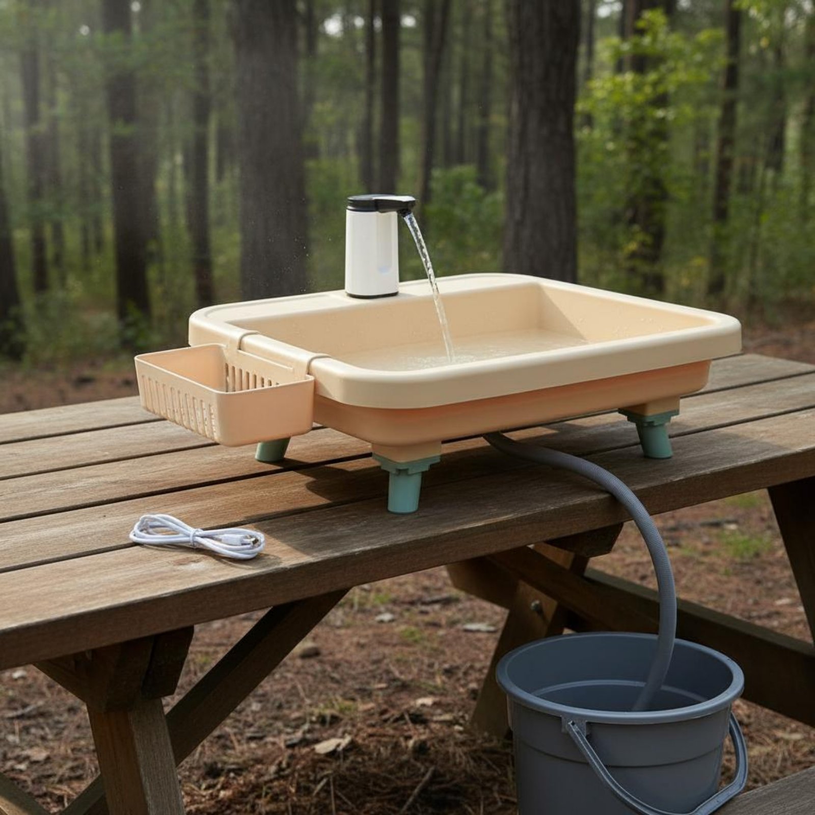 Portable Hand Washing Station  - Outdoor Camping ulasan dan harga