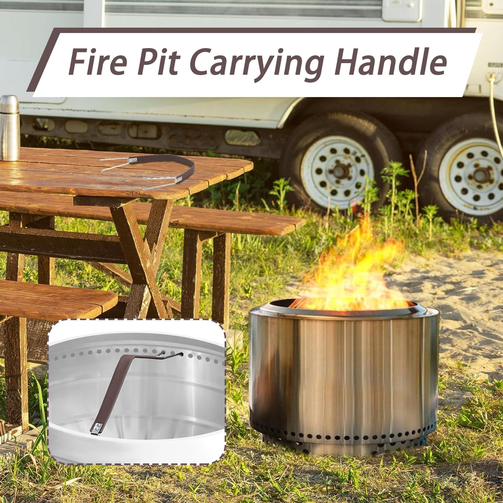 Handle for Fire Pit Lid Fire P - Outdoor Camping Grill ulasan dan harga