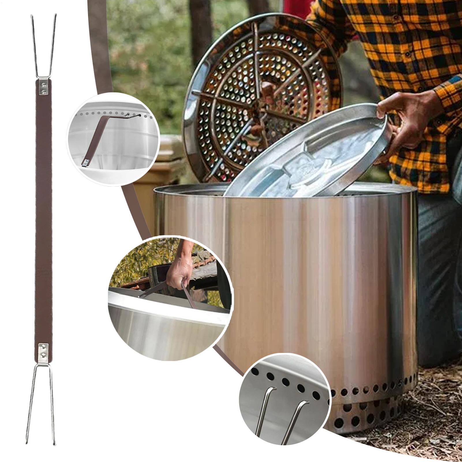 Handle for Fire Pit Lid Fire P - Outdoor Camping Grill ulasan dan harga