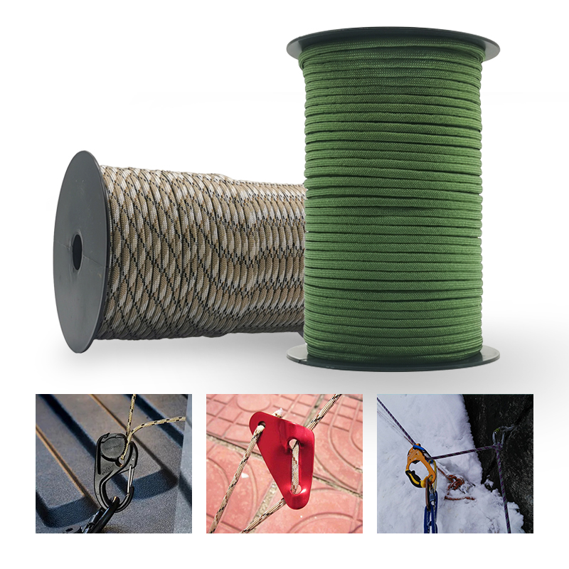 100M 550 Military Standard 7-C - Outdoor Camping Extension Cord ulasan dan harga