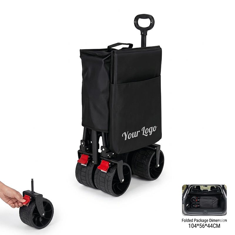 Custom Heavy-Duty Folding Wago - Outdoor Camping Wagon ulasan dan harga