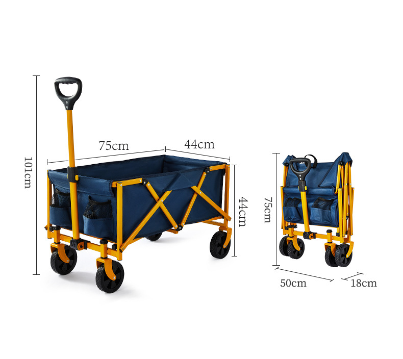 Collapsible Foldable Wagon, Be - Outdoor Camping Wagon ulasan dan harga
