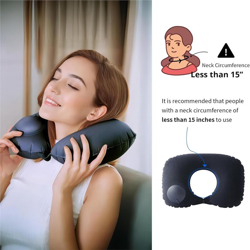 Inflatable Travel Pillow Ultra - Camp Pillow Compressible ulasan dan harga