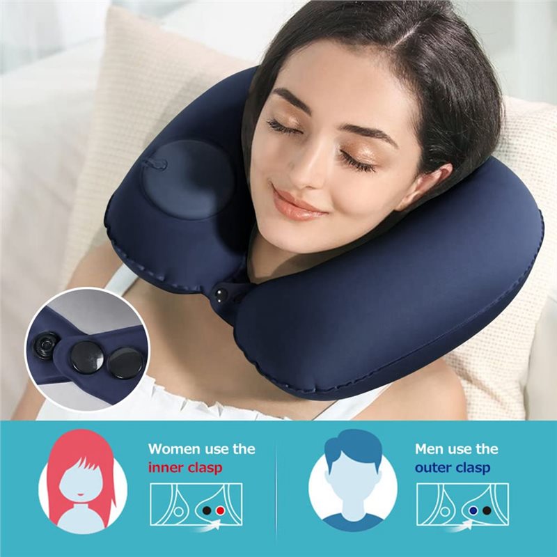 Inflatable Travel Pillow Ultra - Camp Pillow Compressible ulasan dan harga