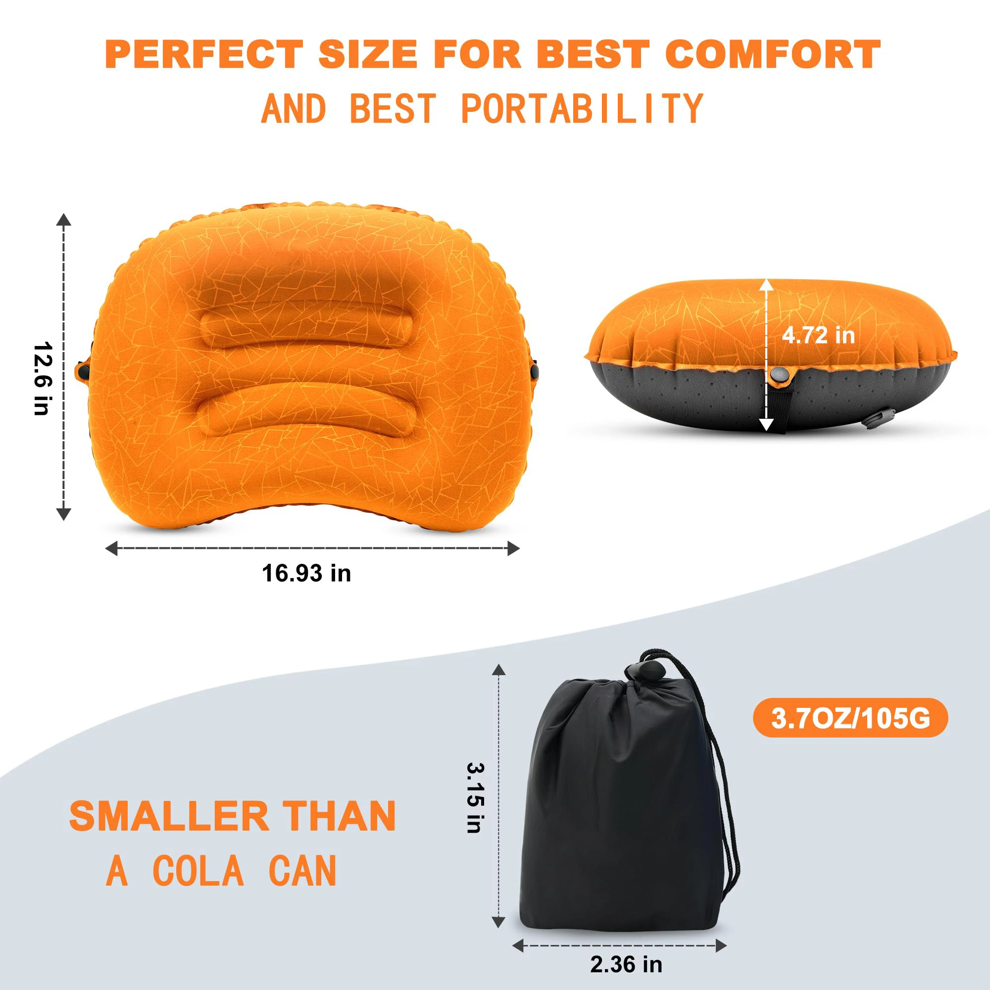 1PC Ultralight Inflatable Camp - Camp Pillow Compressible ulasan dan harga