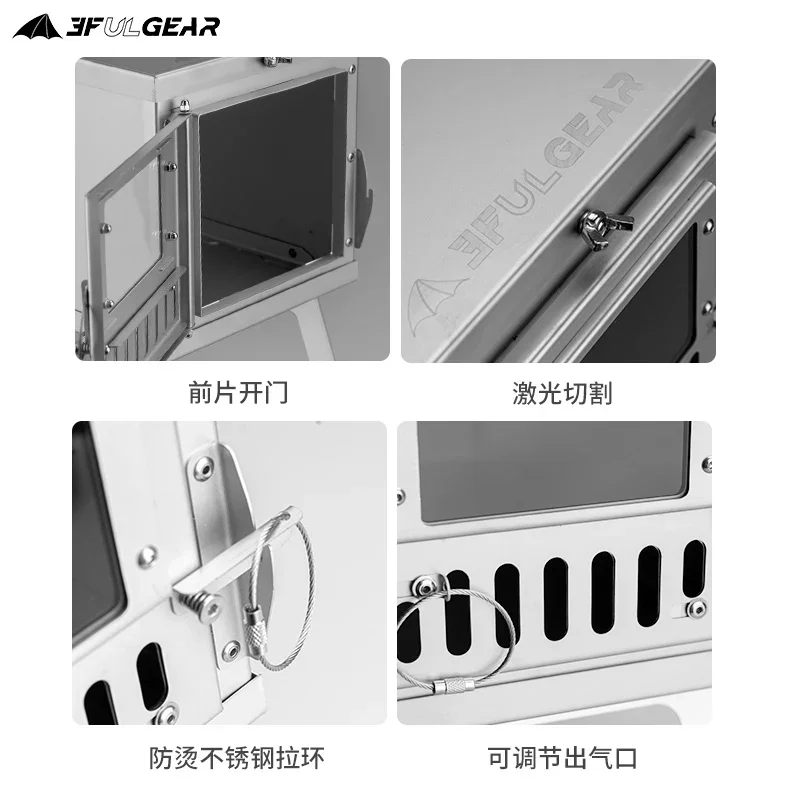 Camping Tent Stove with Chimne - Outdoor Camping Wood Burning Stove ulasan dan harga